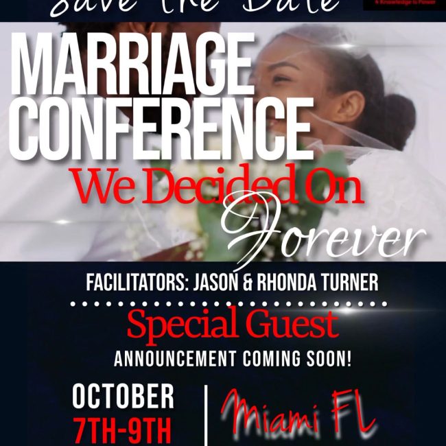 We Decided on Forever Marriage Conference